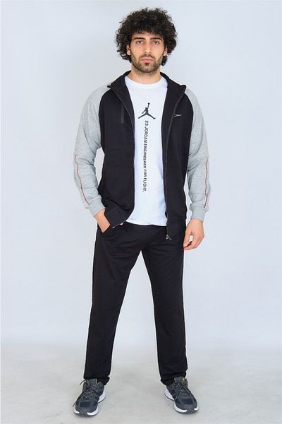 TRENDHİLL Σετ ανδρικής φόρμας από βαμβακερό ύφασμα 201507