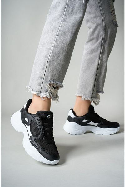Riccon Life Damen Sneaker 0012152   Schwarz und Weiß Gfc Sale 210035