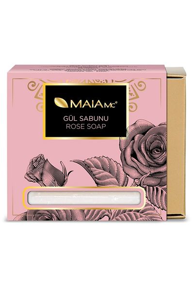 Maia mc Vitamin A and Moisturizing Rose Soap - 150 Gr.X 2 Pieces