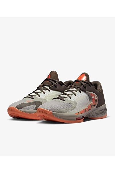 Nike Erkek Basketbol Ayakkabısı Zoom Freak 4 Letter Bros DJ6149-003 Haki