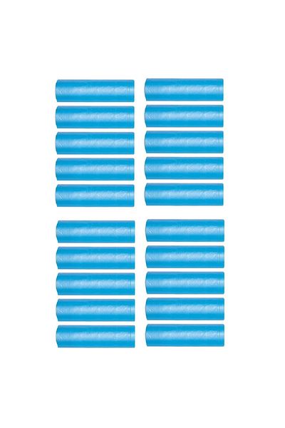 LİXO Medium Size Garbage Bag 55x60 Cm 20 Pieces Roll x 20 Pack = 400 Pieces