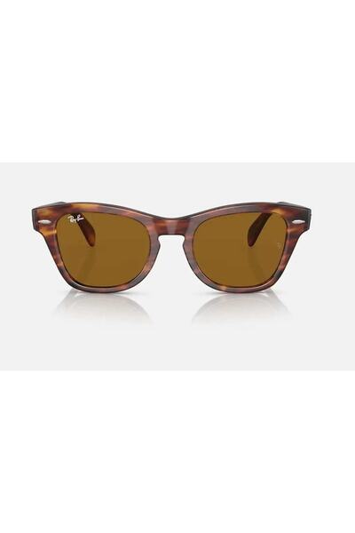 Ray-Ban Rb 0707s 954/33 53 Köşeli Kahverengi Renkli Unisex Güneş Gözlüğü