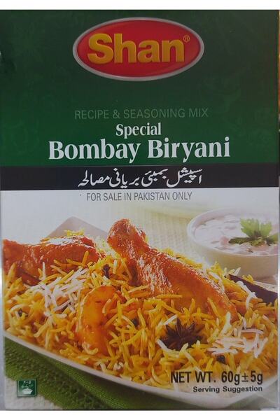 Shan Special Bombay Biryani Baharatı Box. 60 gr.