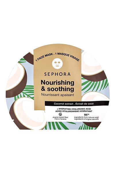 SEPHORA Seohora - Fruit & Plant Hyalurinc Acid Mask Coconut - 1 Nourishing and Soothing Mask