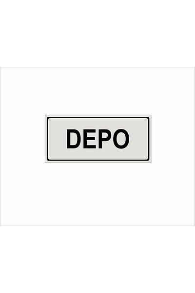 enmalife Πινακίδα Οδηγός Αποθήκης 7,5 cm X 19 cm Ασημί Χρώμα Μεταλλικό