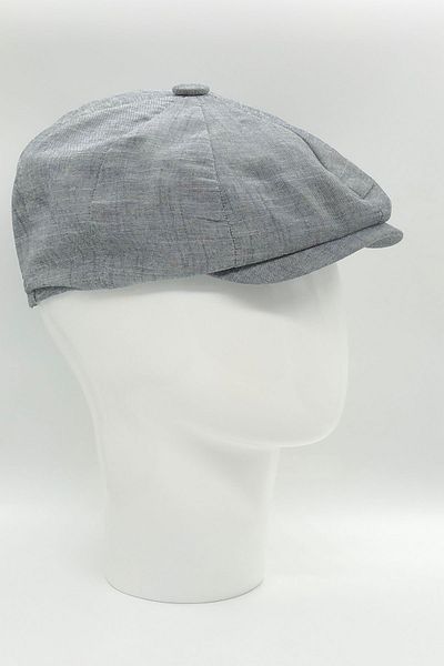 Hoppe Summer Linen English Style 8-Piece Peaky Blinders Cap Hat