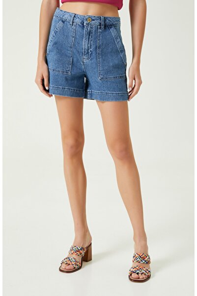 Network Açık Indigo Mavi Denim Şort