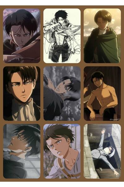 owl bag Set de 9 cartele foto cu model Anime-Attack On Titan