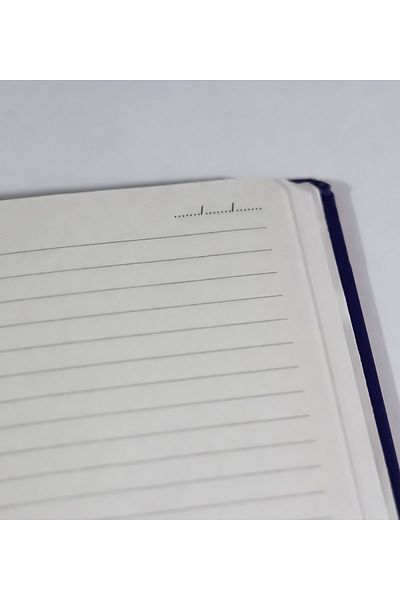 vegahediye v vega Navy Blue Colored Covered Elastic Lined Notebook, Notepad