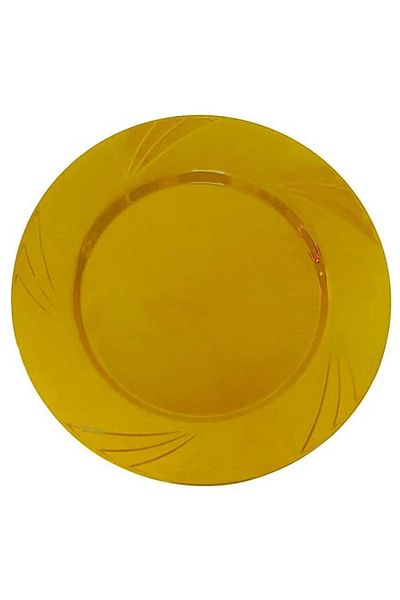 Mini Parti Mini Party Store - Crystal Mica Plate, Gold Set of 6