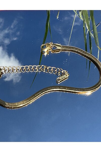 staınless steel Steel Italian Chain Gold Bracelet