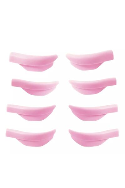 Lush Studio Kirpik Lifting Silikonu L Kıvrım Akıllı Silikon Ped Alt Üst Kirpik Pedi Alt Üst Set Toplam 7 Çift