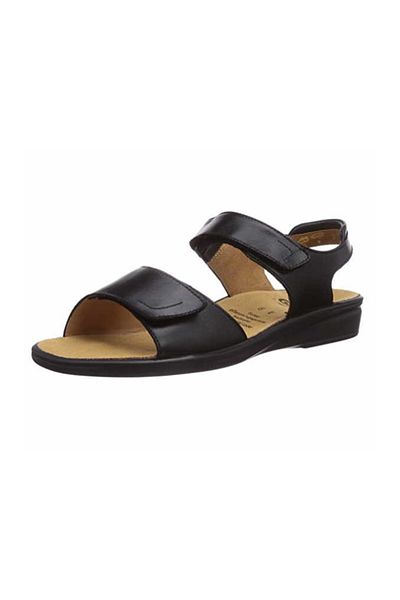 Ganter Sandalette - Schwarz - Flacher Absatz