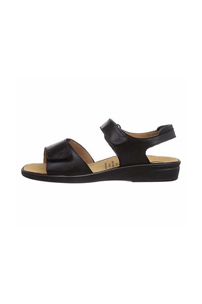 Ganter Sandalette - Schwarz - Flacher Absatz
