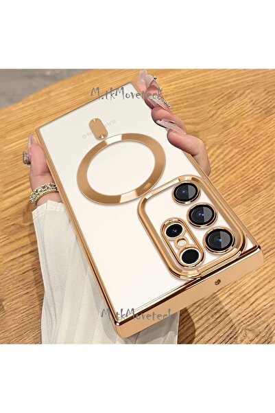 m.tk moveteck Samsung Galaxy S22 Ultra Kılıf Magsafe Wirelles Şarj Destekli P...