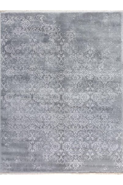 YÜNSER HALI Yünser %100 Doğal Özel Tezgah Halısı Hdx 02 Gri