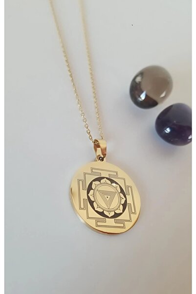 Anatolia Kali Yantra Sembolü Ve Genel Sayı Sekansları Çelik Kolye