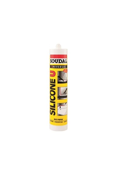 Soudal Silicone U Banyo Ve Genel Amaçlı Beyaz Slikon Kartuş 280gr.