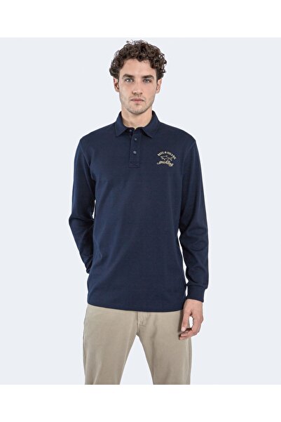 PAUL&SHARK سترة بولو محبوكة للرجال C.wقطن