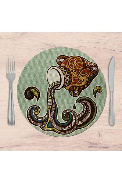 Egebella Astrology - Zodiac Sign Themed American Service - Decorative Stamp - Bucket Sign