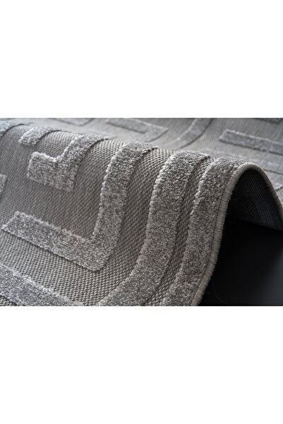 Pollini Halı Grace Iskandinav Desen High Low Örgü Desen Halı Kilim