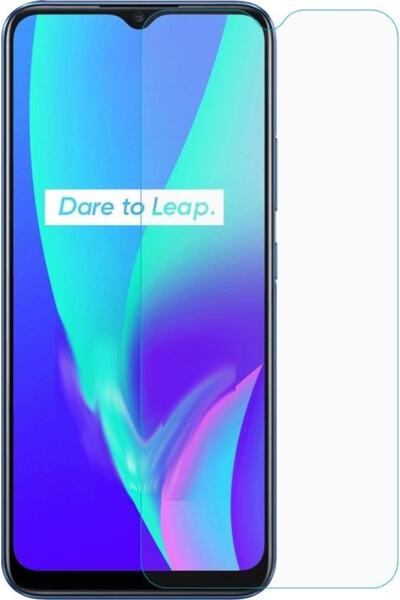 Case 4U Realme C15 Ekran Koruyucu Temperli Cam 9h Nano Esnek
