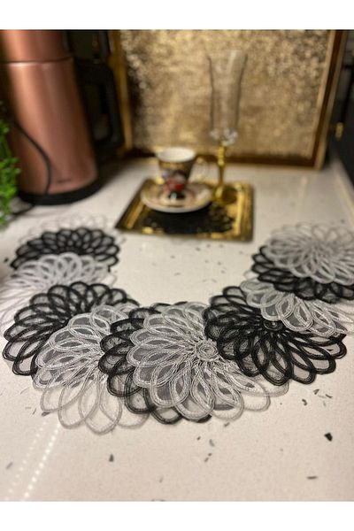 BÜŞRA Coffee Side Presentation Napkin Set of 6