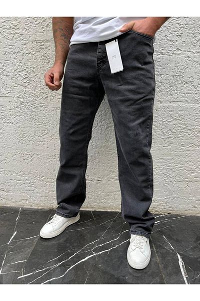 Ser Joven Ανδρικό φαρδύ τζιν παντελόνι Anthracite