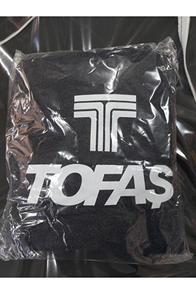 VEMAKS Elastan Tofaş Logo Koltuk Kılıfı & Servis Kılıfı Siyah Fiat / Tofaş Doğan
