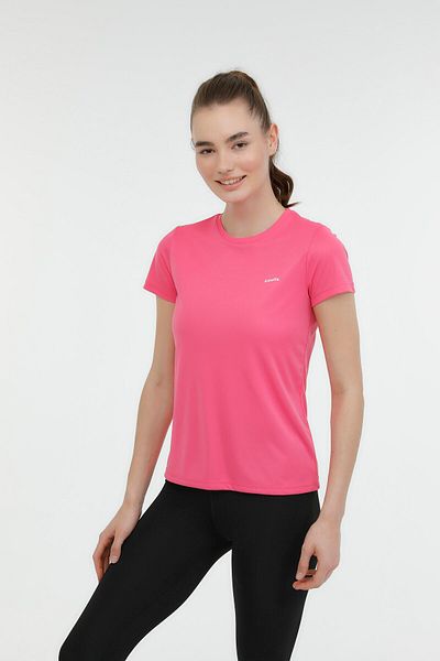 Kinetix T-shirt W-sn230 Basıc Pes C Neck Super Pembe Kadın Kısa Kol