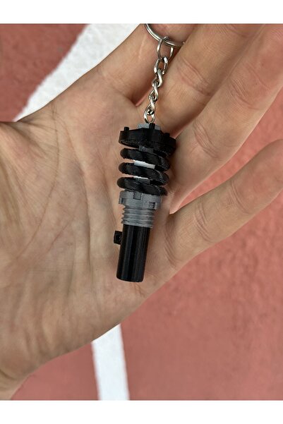 3dbaydesign Coil Over Anahtarlık (siyah)