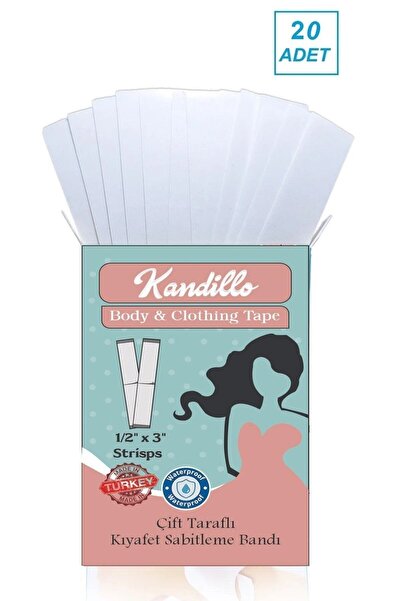 Kandillo Kıyafet Sabitleme Yapıştırma , Dekolte Kapama Ve Vücut Bandı Biyouyu...