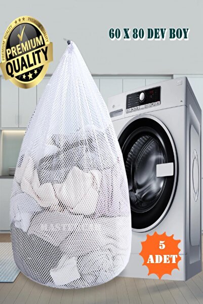 MasterCar 5 Adet 60x80 (BATTAL BOY) Perde Yıkama Filesi Büyük Boy Tül Çarşaf ...