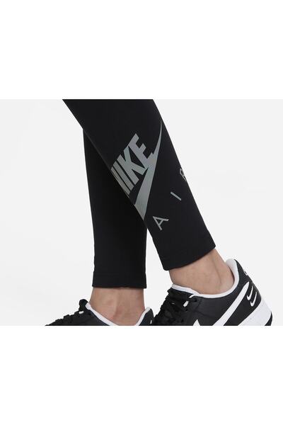 Nike G Nsw Air Favorites Lggng Çocuk Siyah Günlük Stil Tayt Dr8537 010