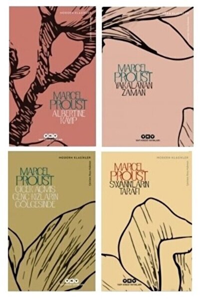 Yapı Kredi Yayınları Marcel Proust 4 Kitap Swann’ların Tarafı -çiçek Açmış Ge...