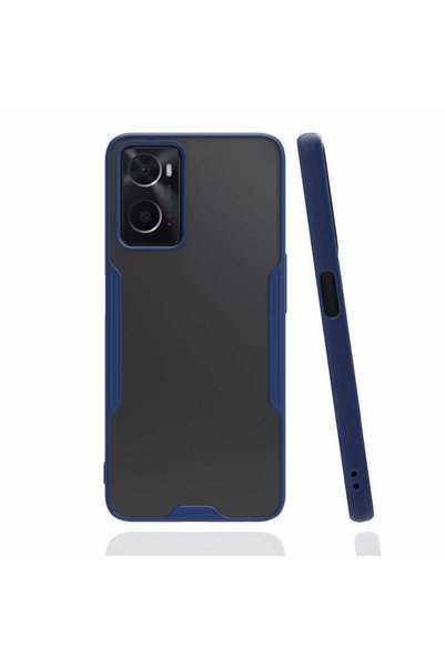 ZM STORE Oppo A36 Case Frosted Transparent Parfait Cover with Camera Protection on the Back