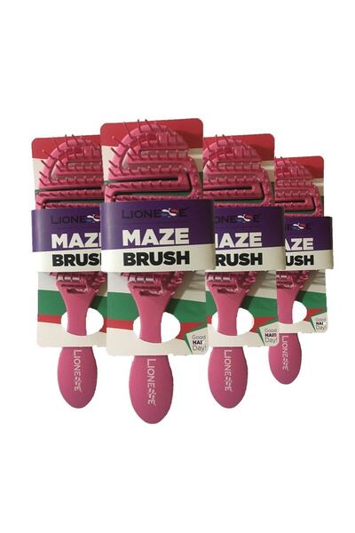 Tarko Βούρτσα μαλλιών Lionesse Oval Pink X 4