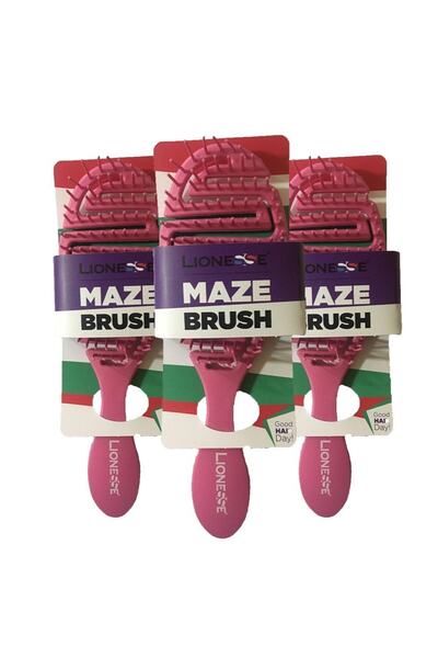 Tarko Βούρτσα μαλλιών Lionesse Oval Pink X 3