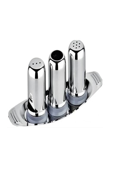 Vural طقم ملح جندول فاخر من الفولاذ المقاوم للصدأ