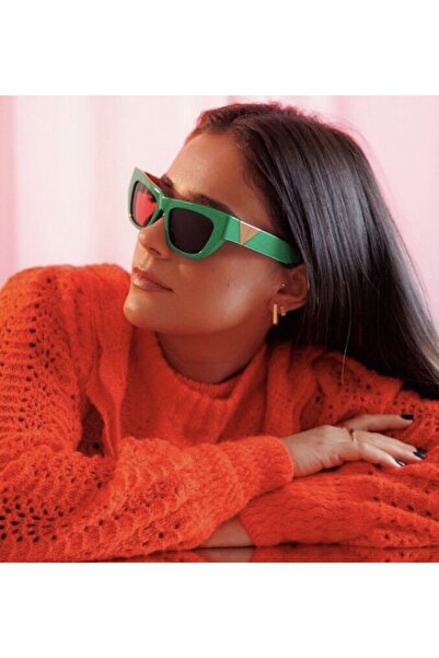 Bottega Veneta Bv1177s00352 Güneş Gözlüğü Yeşil Kemik Çerçeveli Uv400