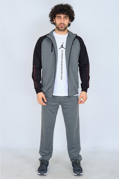 TRENDHİLL Σετ ανδρικής φόρμας από βαμβακερό ύφασμα 201507