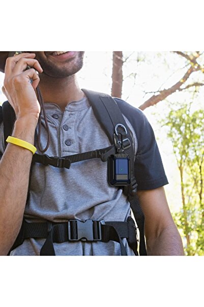 m.tk moveteck Pro 1.nesil Uyumlu Kulaklık Kılıfı Anahtarlıklı Kilitli Açılır Kapanır Askılı Silikon