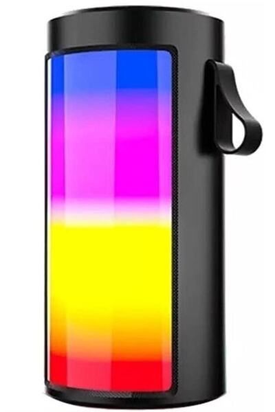 JUNGLEE Bluetooth Speaker Kablosuz Hoparlör Led Işıklı Fm Radyolu Sd Kart Ve ...