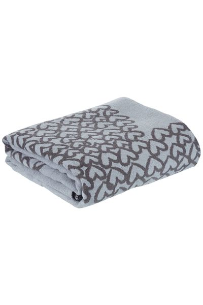 Fermath Licensed Disney Mickey Love Cotton Double Blanket Gray