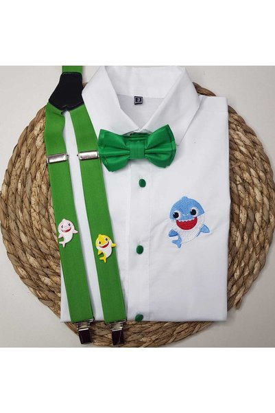 cool partyshop Baby Shark Concept Sling Bow Tie Shirt