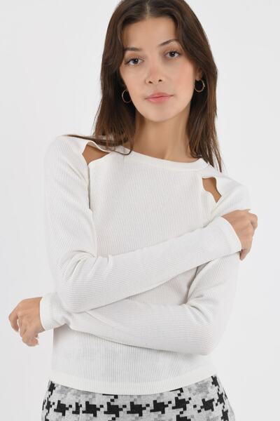 Mieles Omuzları Kesik Detaylı Body