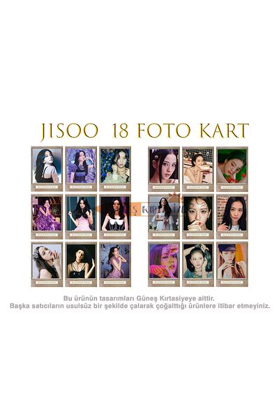 Güneş Kırtasiye Blackpink Jisoo 18 Φωτοκάρτες