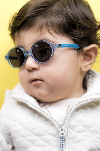 Focus On نظارات شمسية للأطفال باللون الأزرق لعمر 0-2 سنة