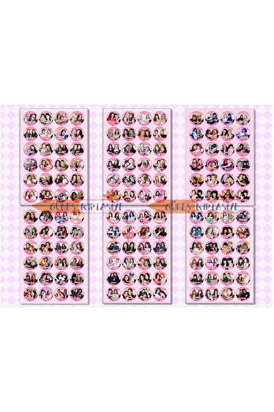 Güneş Kırtasiye Set de autocolante Blackpink Ship / 6 coli - 144 autocolante