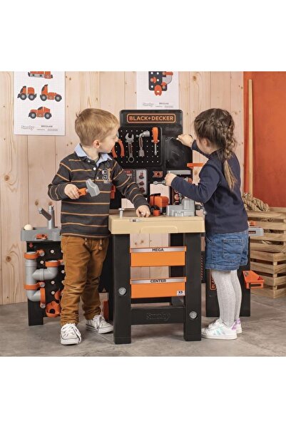 Oyuncakmatik Black Decker Mega Tamir Atölye Tezgah Oyun Seti